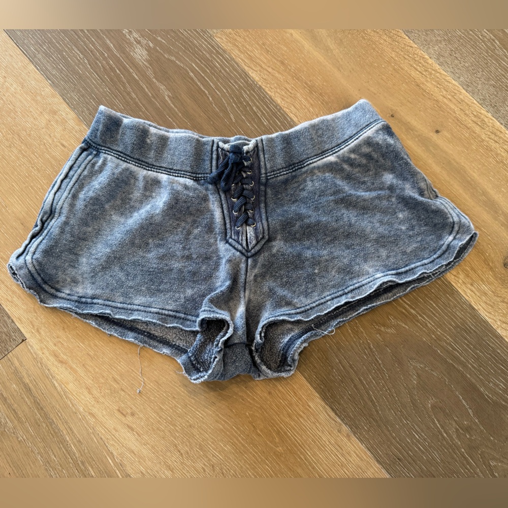 Vintage Havana Lace-Up Burn Out Women’s Lounge Shorts